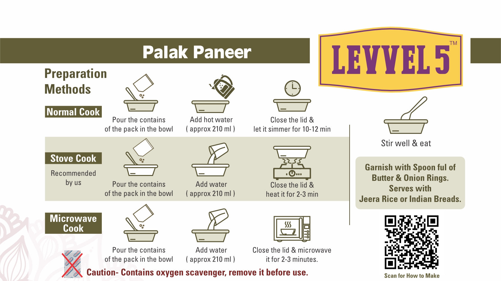 Palak Paneer - Ready To Eat Pack of 3