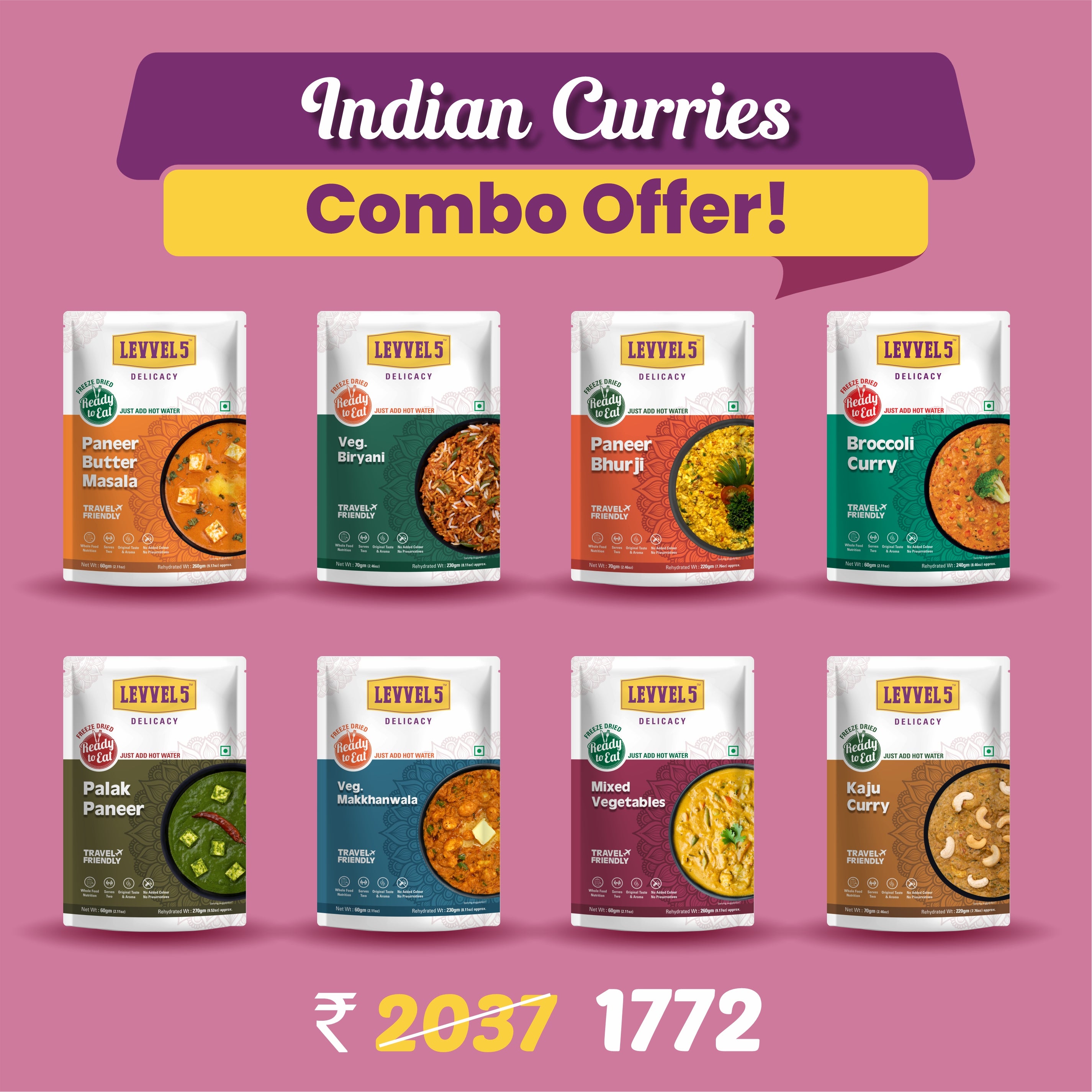 Indian Curries Combo Offer