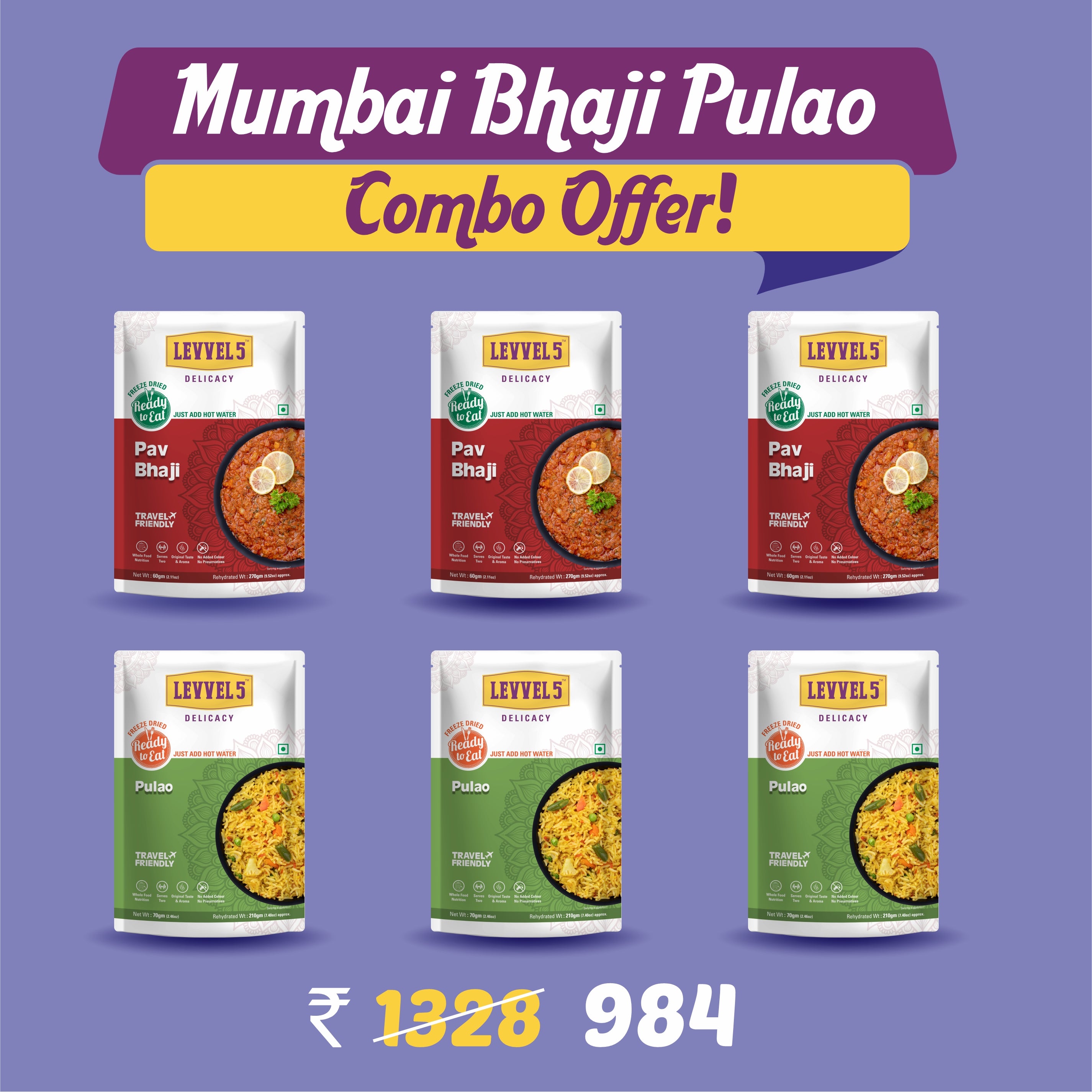 Mumbai Bhaji Pulao Combo Offer!