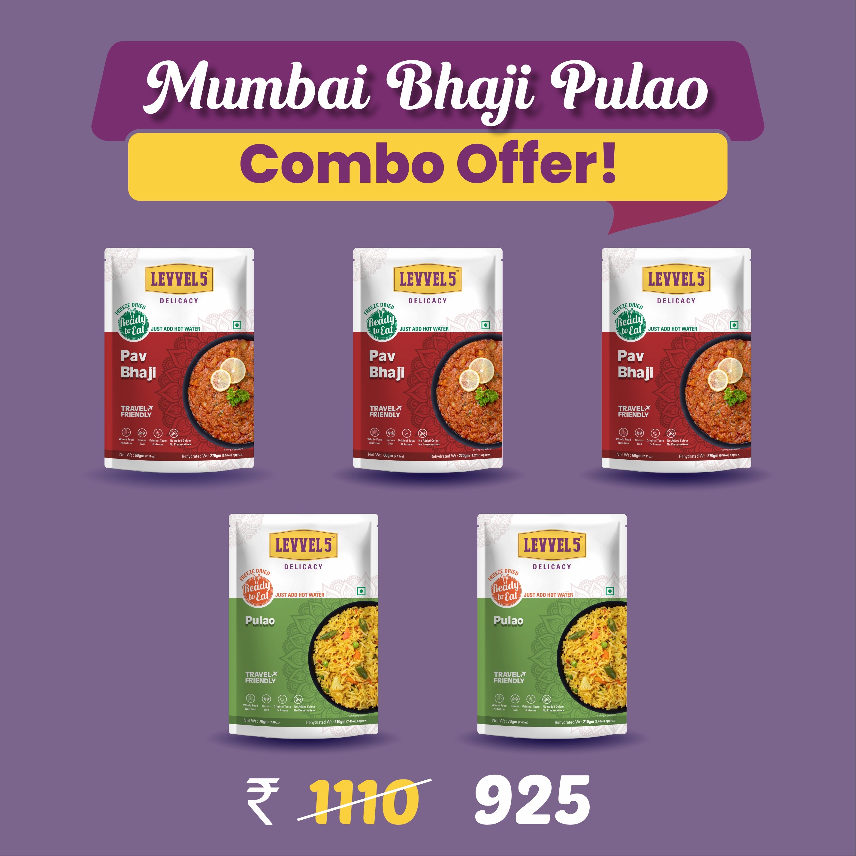 Mumbai Bhaji Pulao Combo Offer!