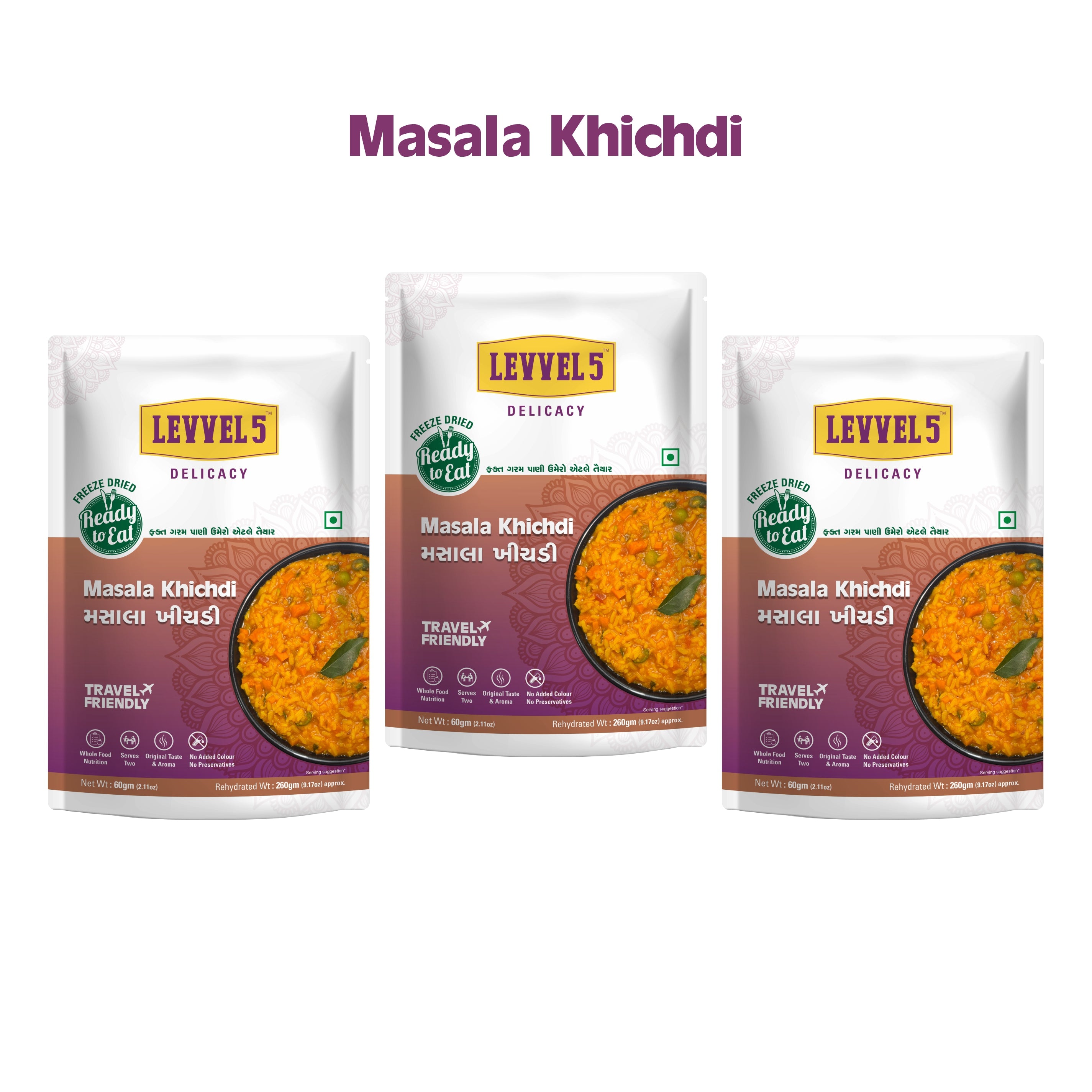 Gujarati Masala Khichadi - Ready to Eat