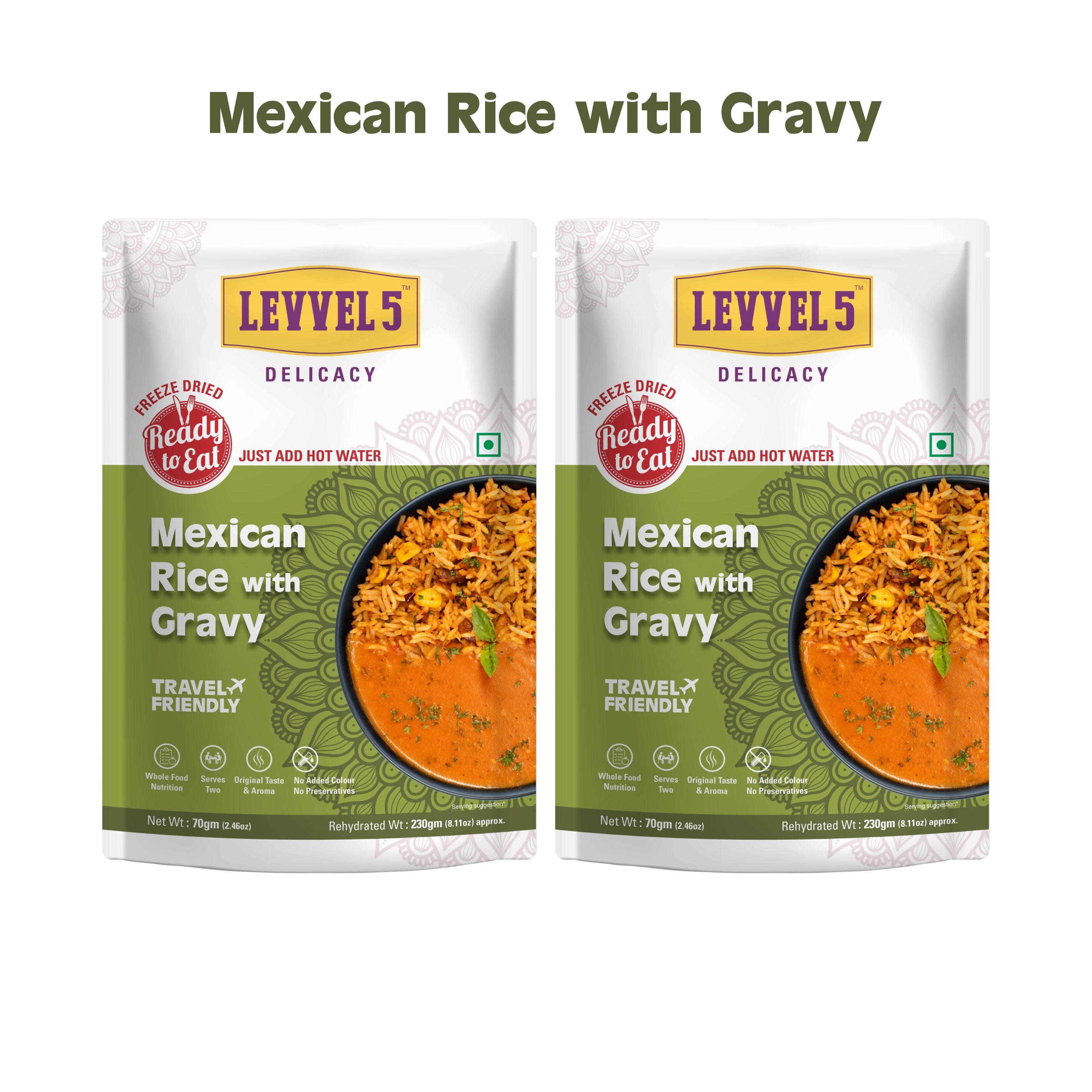 Mexican Rice with Gravy - Ready To Eat