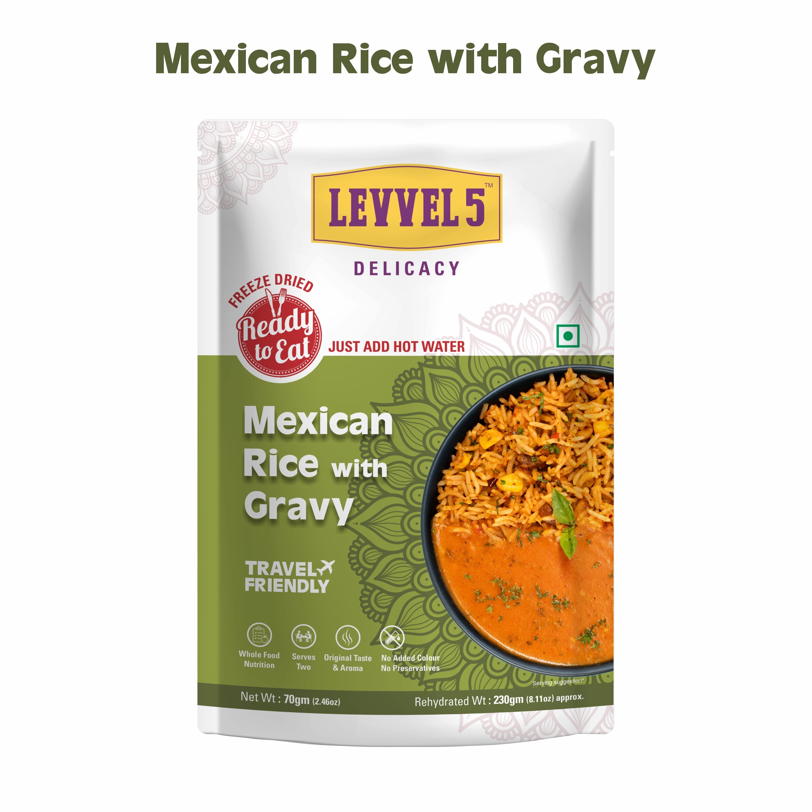 Mexican Rice with Gravy - Ready To Eat Pack of 3