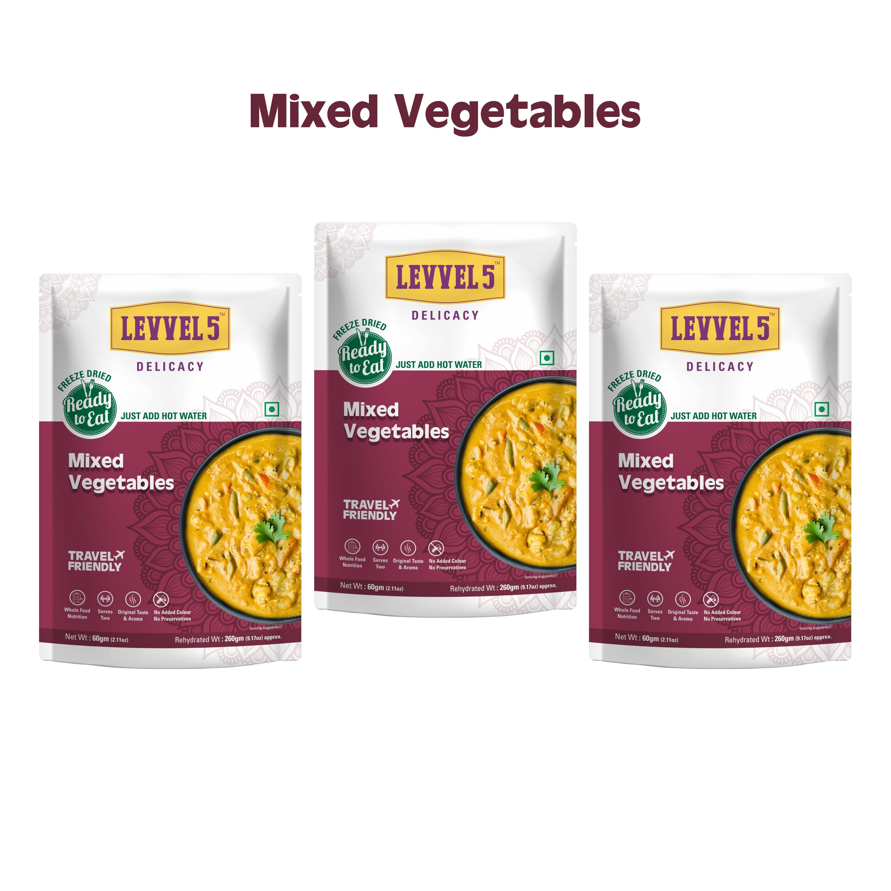 Mix Vegetables - Ready To Eat