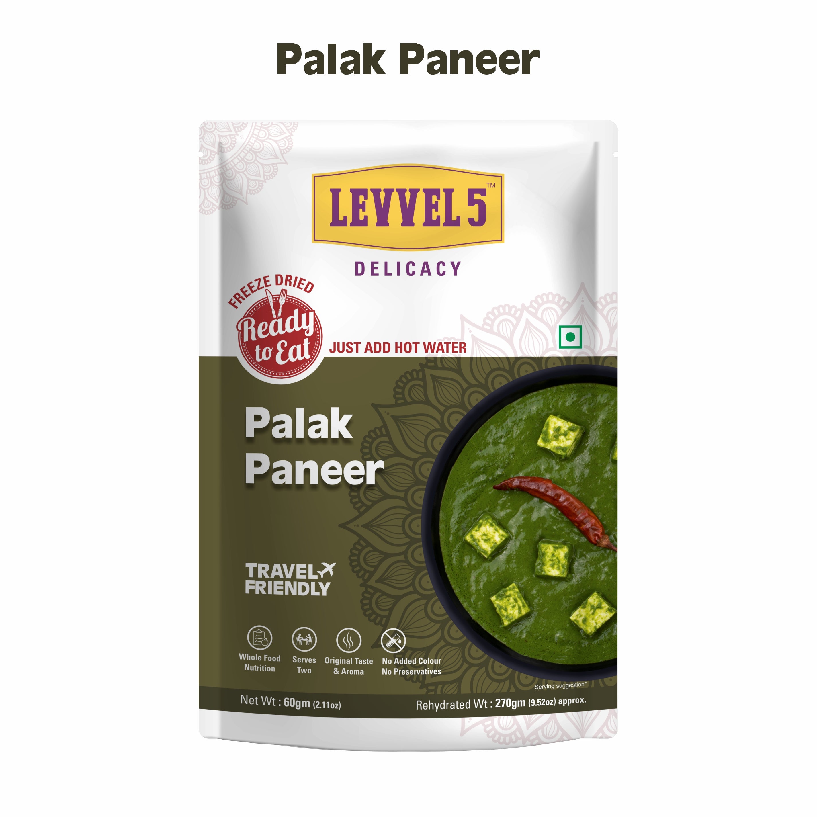Palak Paneer - Ready To Eat Pack of 3