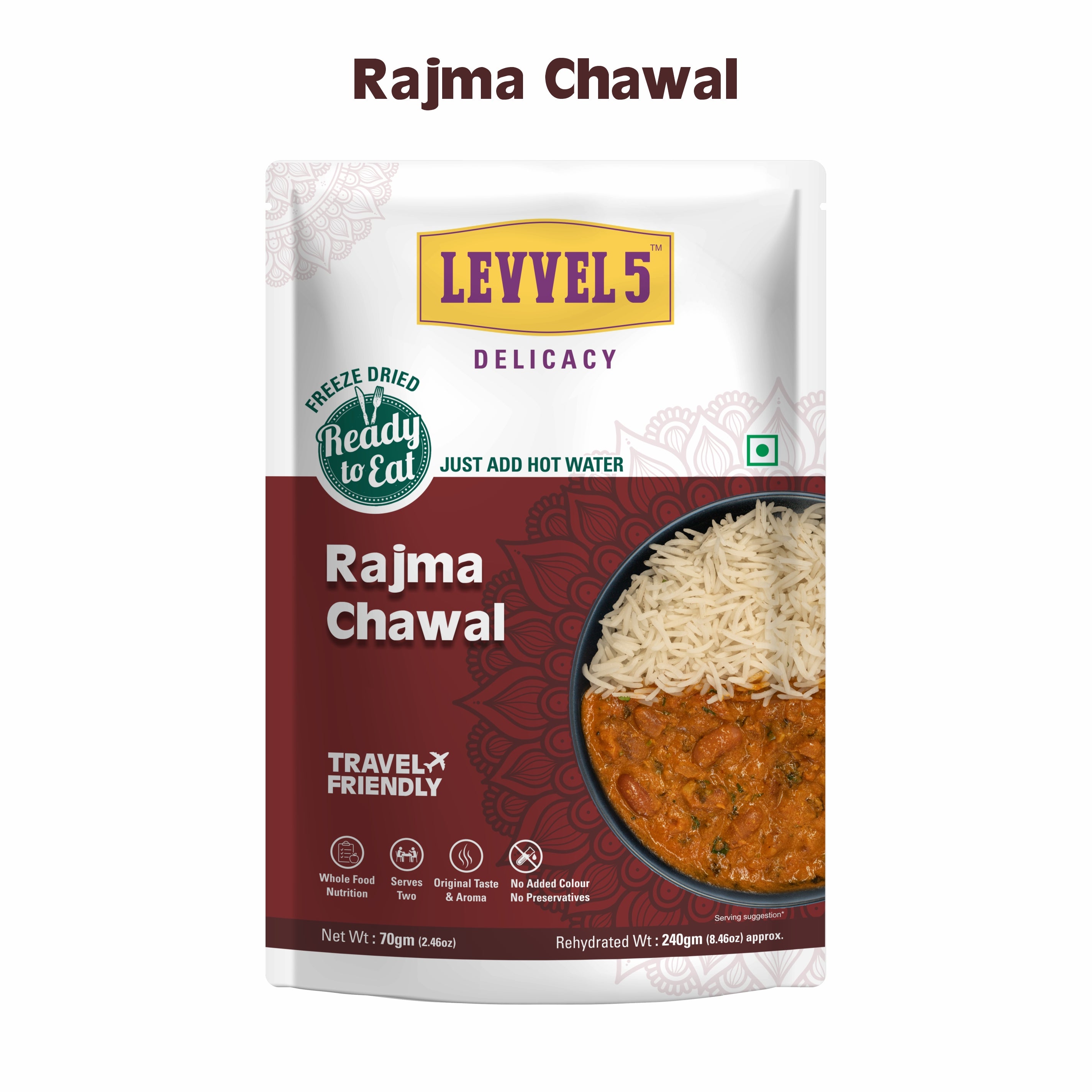 Rajma Chawal - Ready To Eat