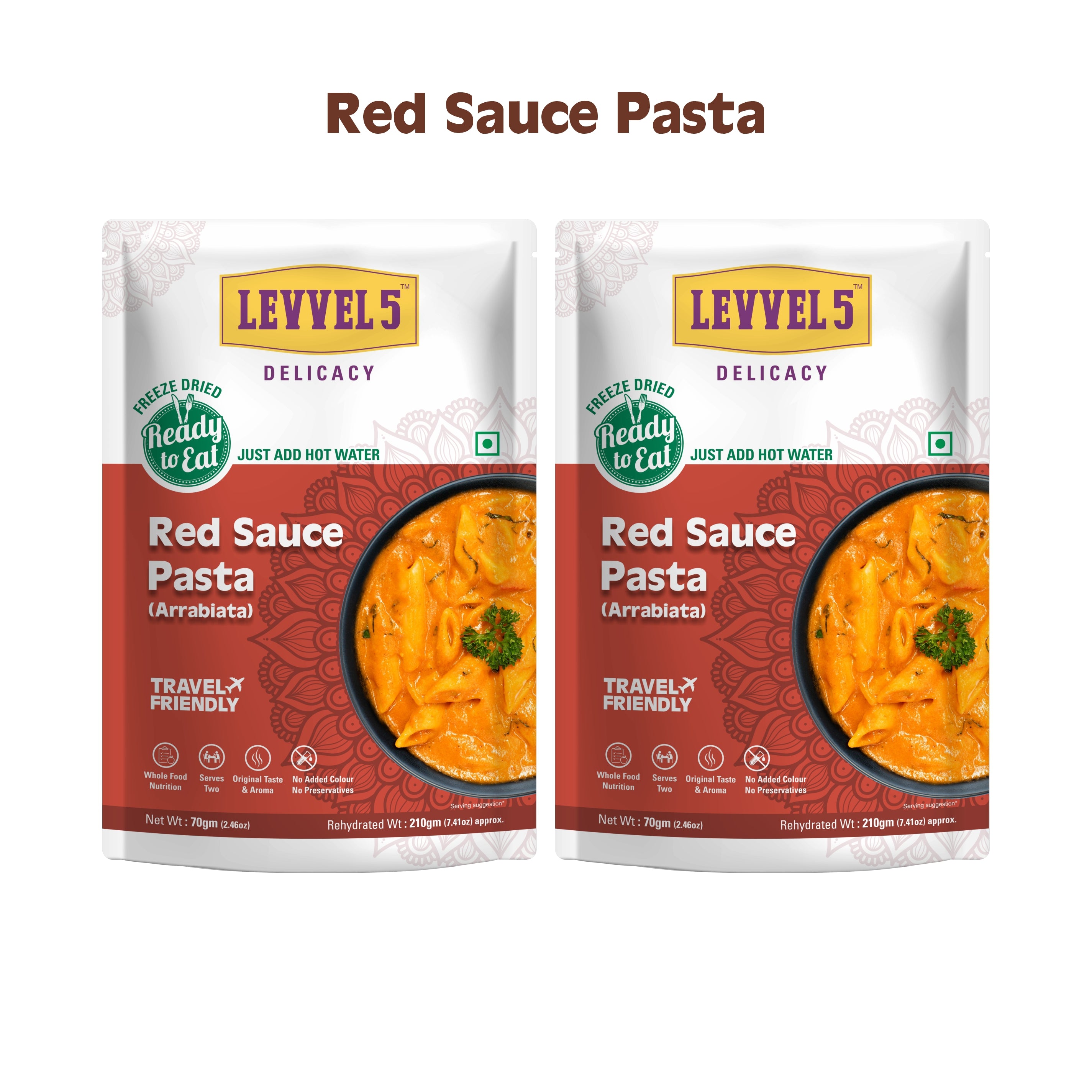 Red Sauce Pasta - Ready To Eat