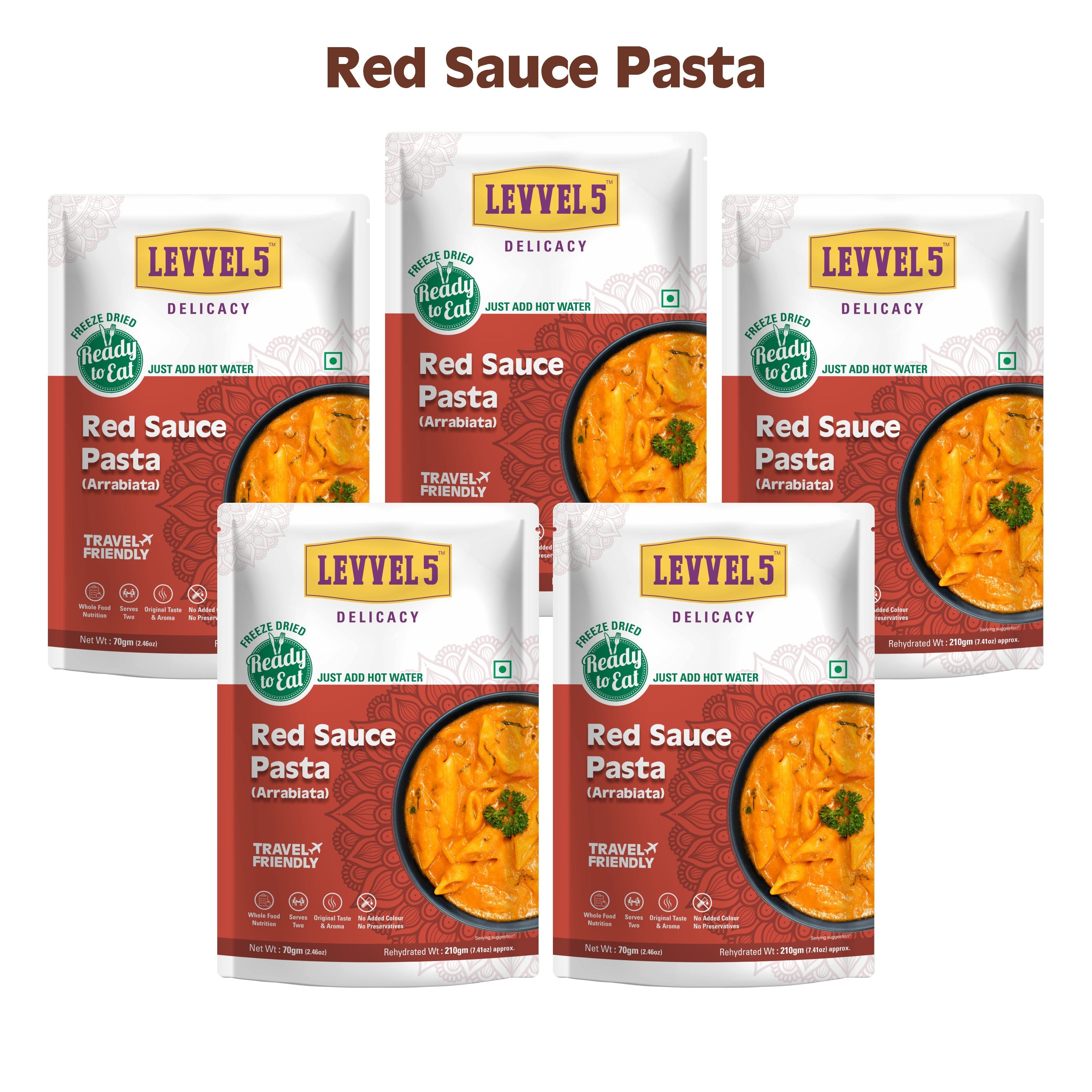 Red Sauce Pasta - Ready To Eat