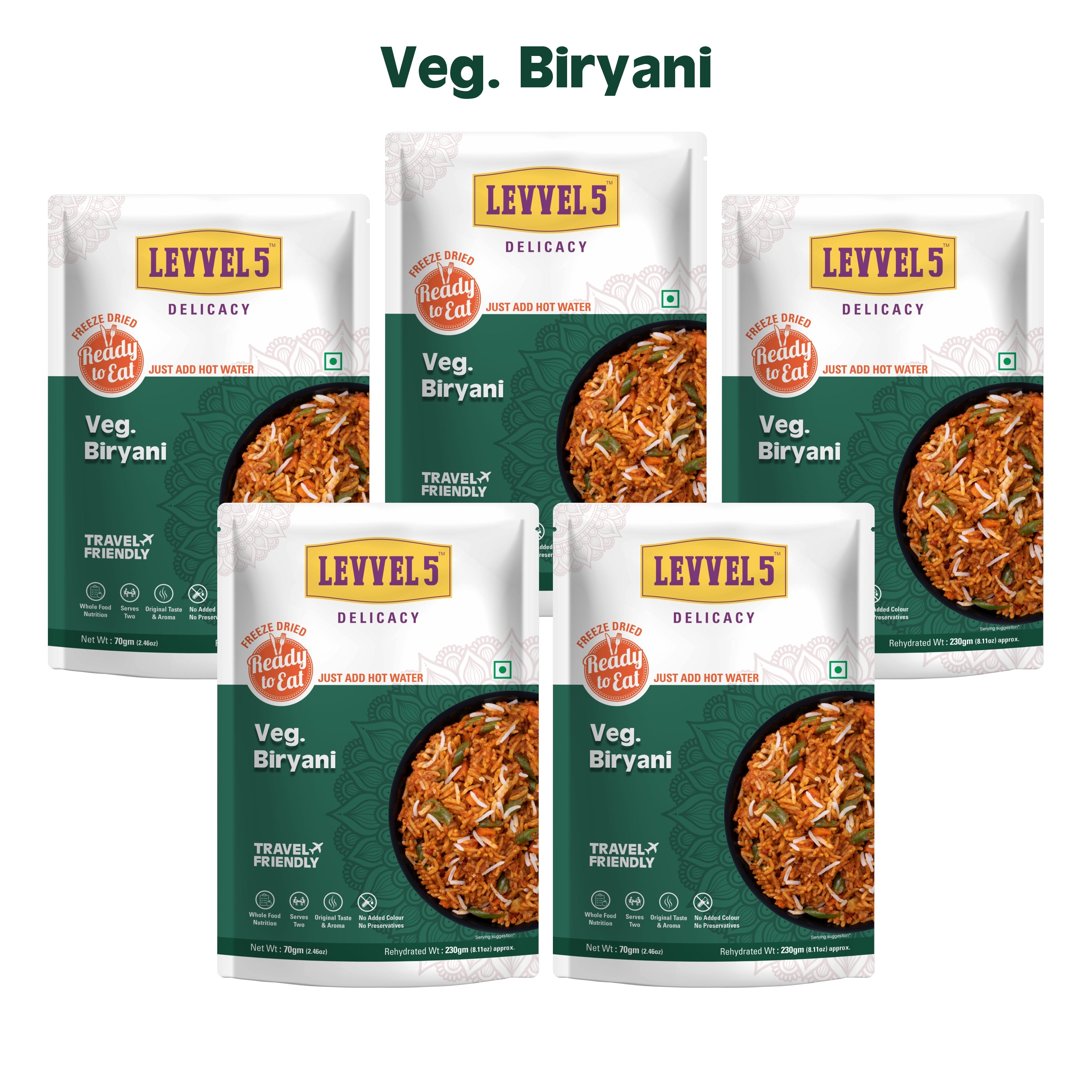 Veg Biryani - Ready To Eat